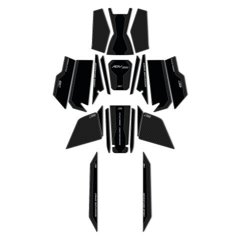 GP Kompozit Honda ADV 350 2023-2026 Uyumlu Full Pad Seti Karbon
