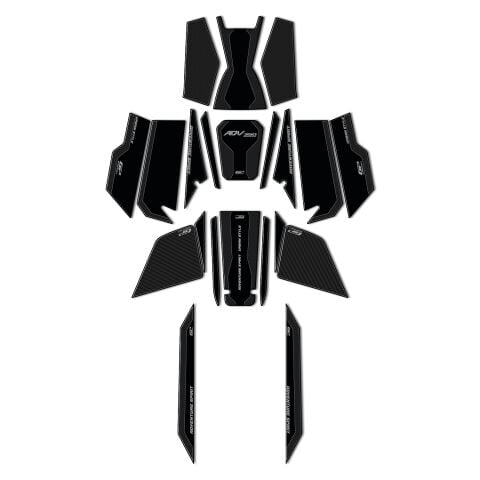 GP Kompozit Honda ADV 350 2023-2026 Uyumlu Full Pad Seti Karbon