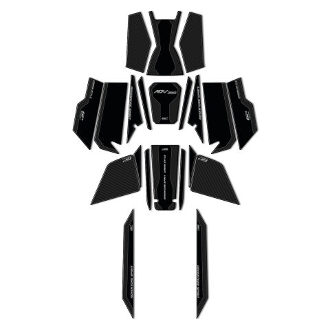 GP Kompozit Honda ADV 350 2023-2026 Uyumlu Full Pad Seti Karbon
