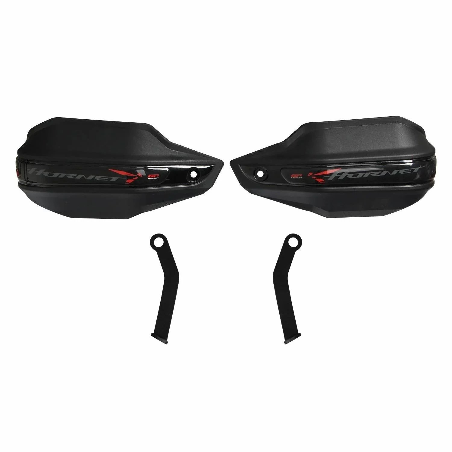 GP Kompozit Honda CB500 Hornet 2024-2025 Uyumlu Plastik Elcik Koruma Siyah