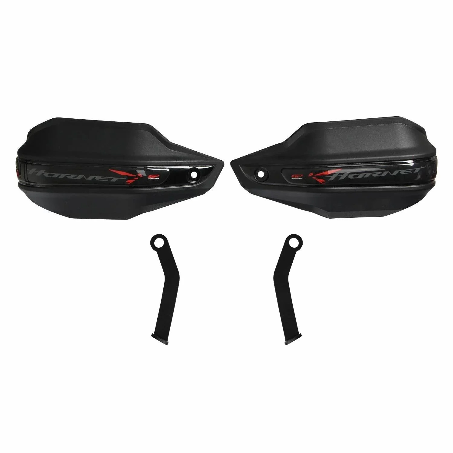 GP Kompozit Honda CB500 Hornet 2024-2025 Uyumlu Plastik Elcik Koruma Siyah