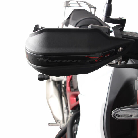 GP Kompozit Honda CB500 Hornet 2024-2025 Uyumlu Plastik Elcik Koruma Siyah