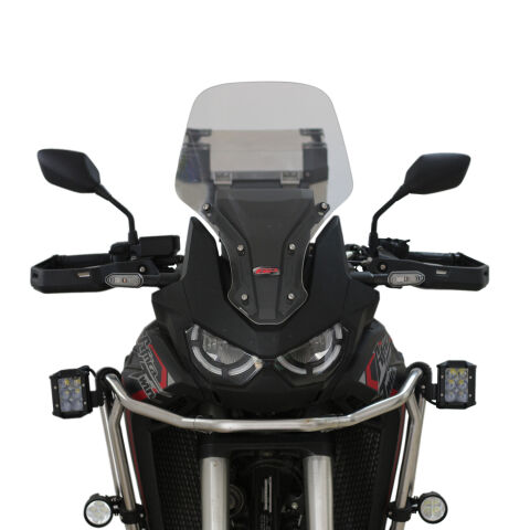 GP Kompozit Honda Africa Twin CRF1100L L1 2020-2023 Uyumlu Ön Cam Şeffaf