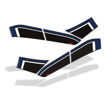 GP Kompozit Yamaha NMAX 125 / 155 2021-2024 Uyumlu Yan Pad Mavi