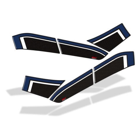 GP Kompozit Yamaha NMAX 125 / 155 2021-2024 Uyumlu Yan Pad Mavi