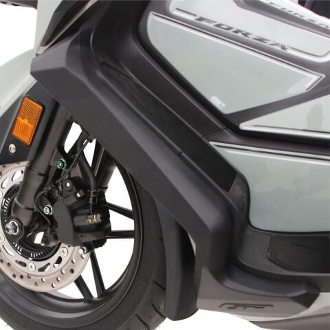 GP Kompozit Honda Forza 250 2021-2026 Uyumlu Alt Bacak Koruma Siyah