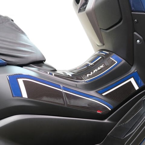 GP Kompozit Yamaha NMAX 125 / 155 2021-2024 Uyumlu Yan Pad Kırmızı