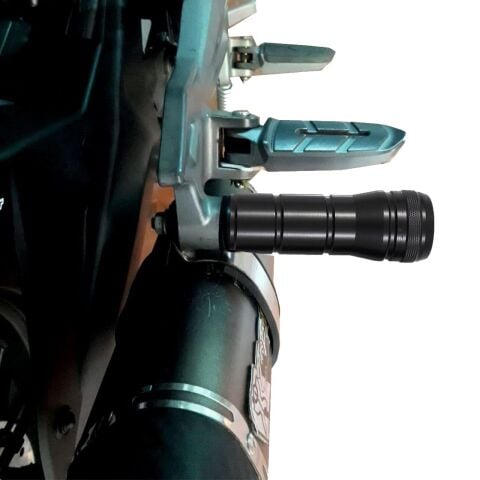 GP Kompozit Bajaj Dominar 250 / 400 2017-2026 Uyumlu Egzoz Koruma Takozu Siyah