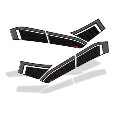 GP Kompozit Yamaha NMAX 125 / 155 2021-2024 Uyumlu Yan Pad Gri