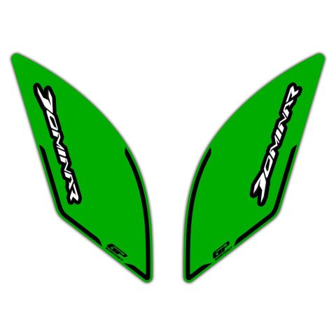 GP Kompozit Bajaj Dominar 250 / 400 2017-2024 Uyumlu Yan Pad Yeşil