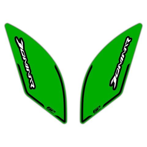 GP Kompozit Bajaj Dominar 250 / 400 2017-2024 Uyumlu Yan Pad Yeşil