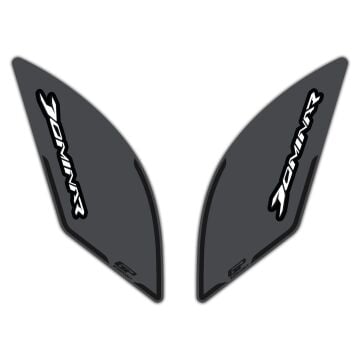GP Kompozit Bajaj Dominar 250 / 400 2017-2024 Uyumlu Yan Pad Gri