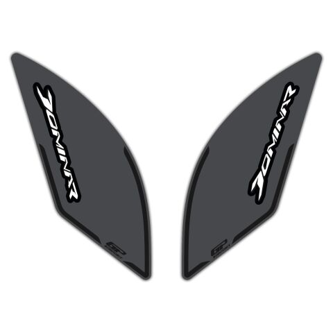 GP Kompozit Bajaj Dominar 250 / 400 2017-2024 Uyumlu Yan Pad Gri