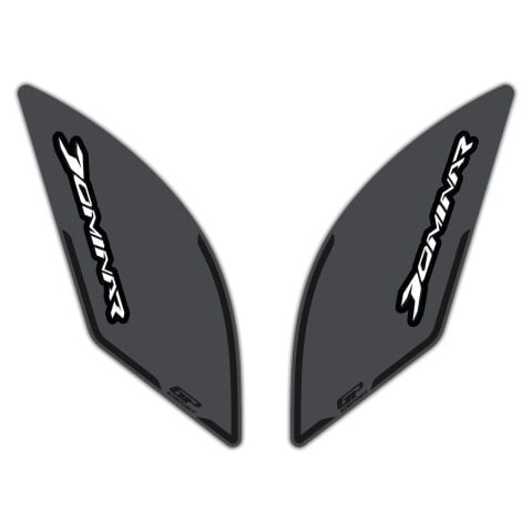 GP Kompozit Bajaj Dominar 250 / 400 2017-2026 Uyumlu Yan Pad Gri