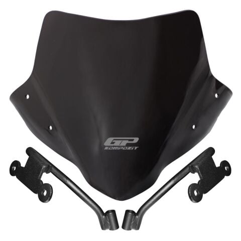 GP Kompozit Honda CB500F 2014-2020 Uyumlu Kısa Ön Cam Siyah