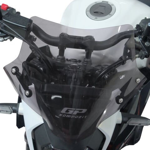 GP Kompozit Honda CB500 Hornet 2024-2025 Uyumlu Ön Cam Füme