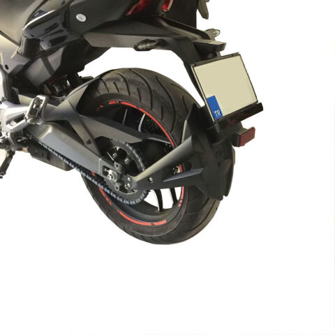 GP Kompozit Bajaj Dominar 250 / 400 2017-2026 Uyumlu Arka Çamur Sıyırıcı Siyah