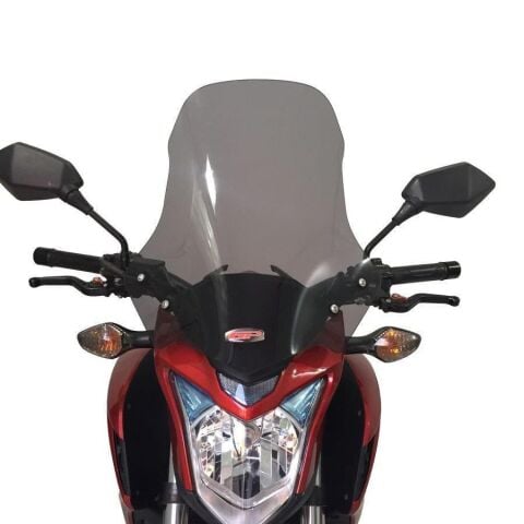 GP Kompozit Honda CB500F 2014-2018 Uyumlu Ön Cam Füme