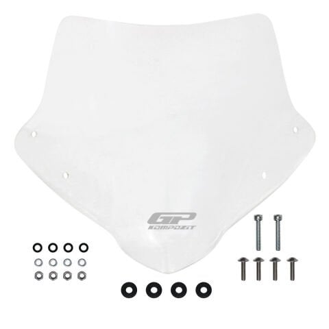 GP Kompozit Honda CB500 Hornet 2025 Uyumlu Ön Cam Şeffaf
