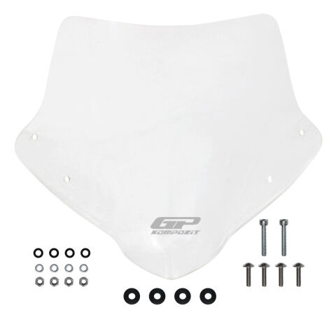 GP Kompozit Honda CB500 Hornet 2024-2025 Uyumlu Ön Cam Şeffaf