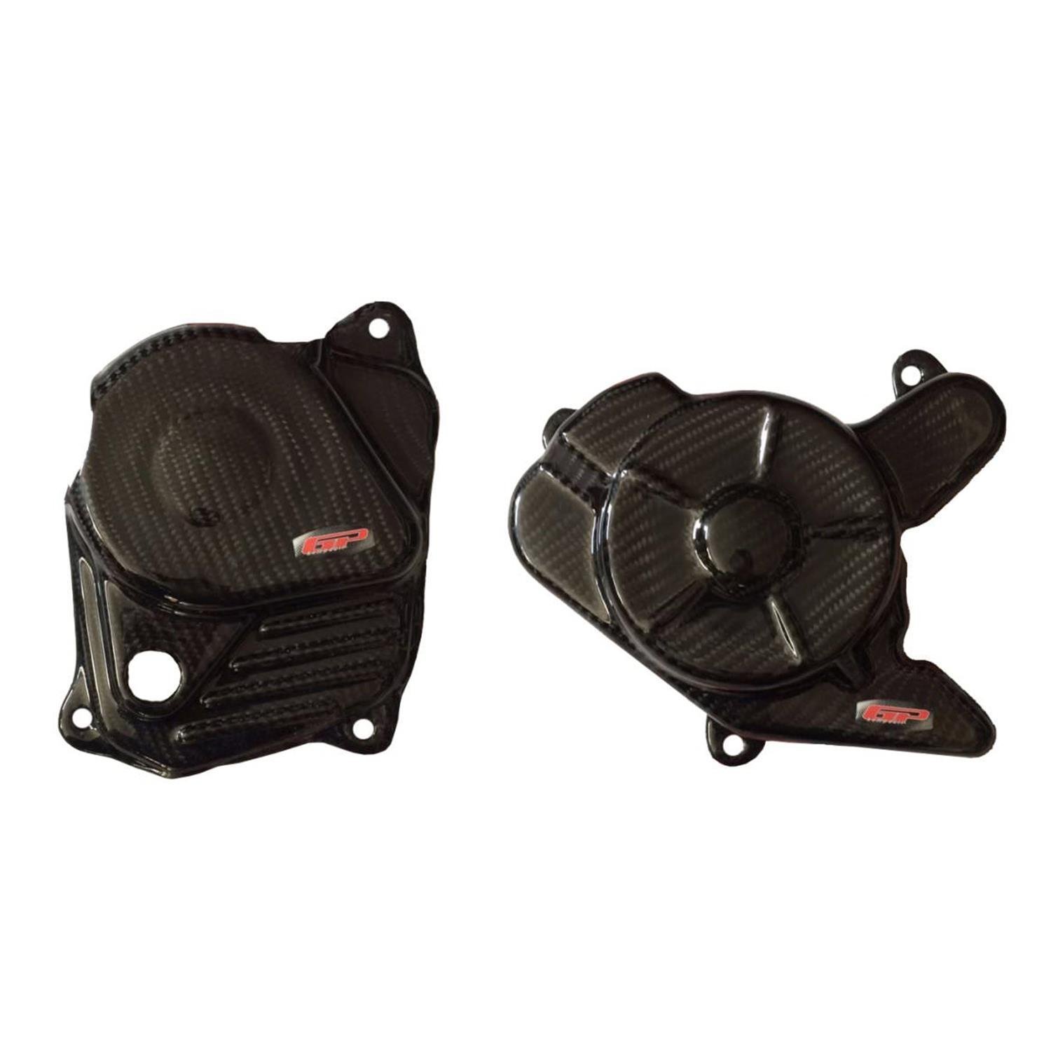 GP Kompozit Bajaj Pulsar NS 200 2011-2024 Uyumlu Karbon Fiber Motor Koruma Kapağı Siyah