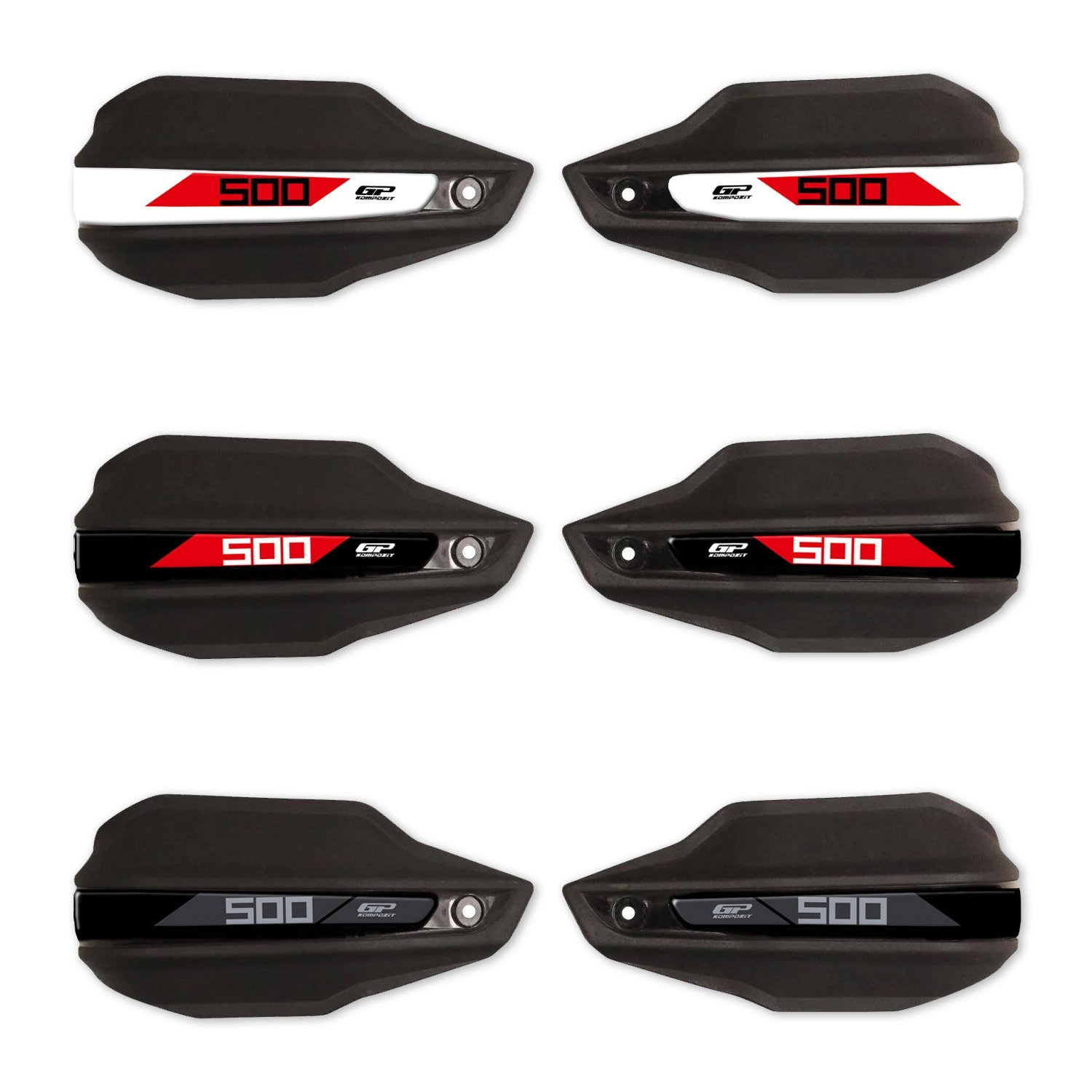 GP Kompozit Honda NX 500 2025 Uyumlu Elcik Koruma Siyah