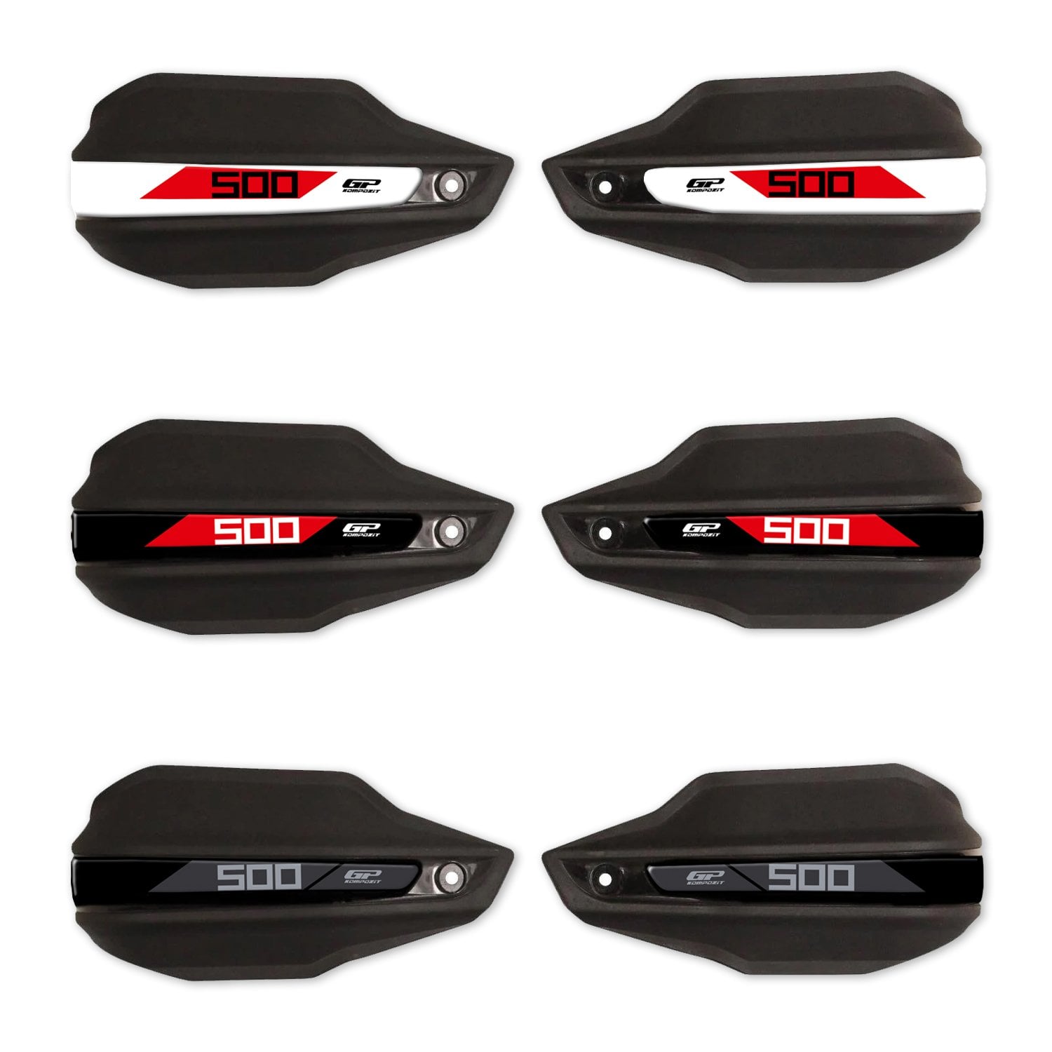 GP Kompozit Honda NX 500 2025-2026 Uyumlu Elcik Koruma Siyah
