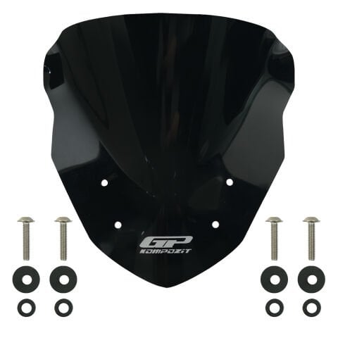 GP Kompozit RKS Arome 125 2021-2024 Uyumlu Spor Ön Cam Siyah