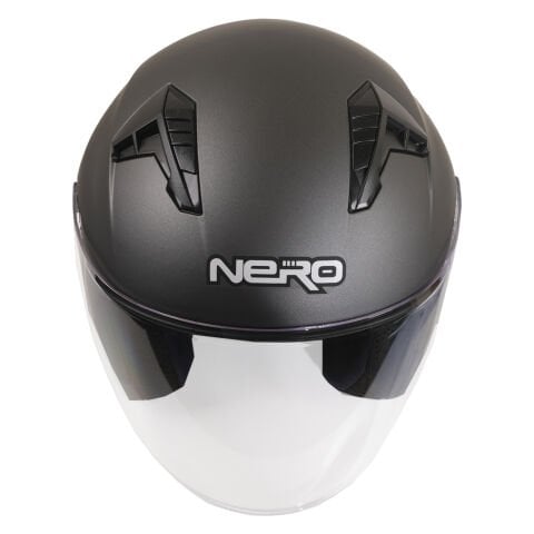 GP NERO MKS006-MG Şeffaf Vizörlü Motosiklet Yarım Kask