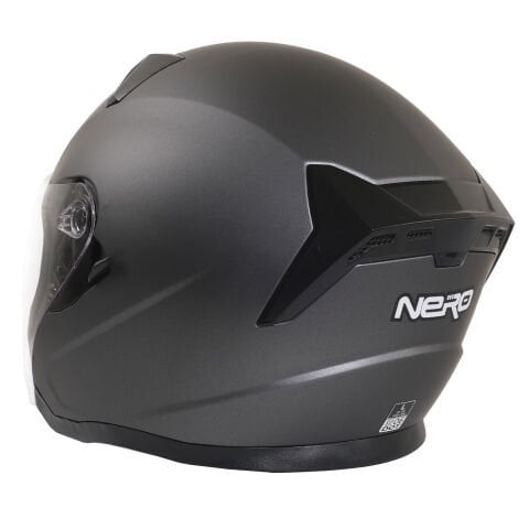 GP NERO MKS006-MG Şeffaf Vizörlü Motosiklet Yarım Kask