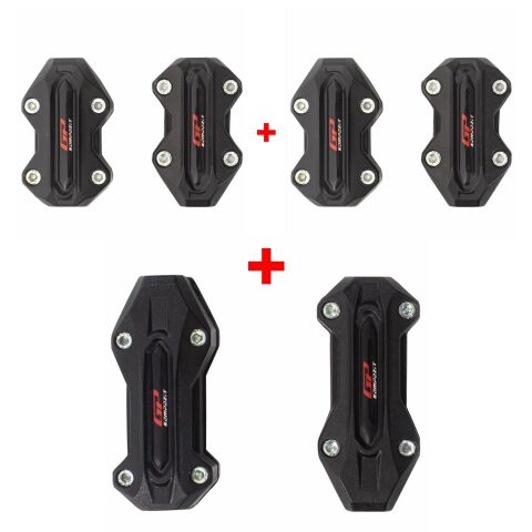 GP Kompozit BMW R 1200/1250 GS ADV 2013-2024 Uyumlu Koruma Demiri Plastiği Seti Siyah