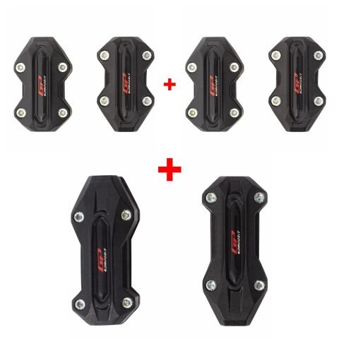 GP Kompozit BMW R 1200/1250 GS ADV 2013-2024 Uyumlu Koruma Demiri Plastiği Seti Siyah