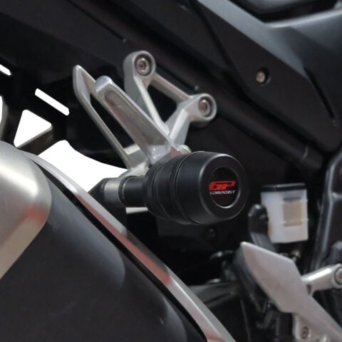GP Kompozit Honda CB500 Hornet 2024-2025 Uyumlu Egzoz Koruma Takozu Siyah