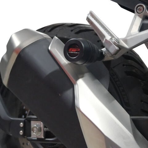 GP Kompozit Honda CB500 Hornet 2025 Uyumlu Egzoz Koruma Takozu Siyah