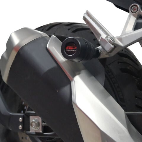 GP Kompozit Honda CB500 Hornet 2024-2025 Uyumlu Egzoz Koruma Takozu Siyah