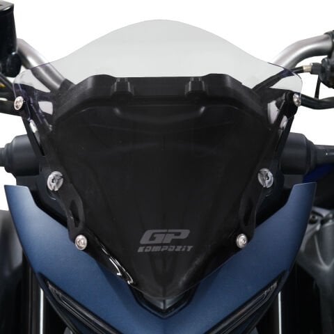 GP Kompozit Yamaha MT-25 2020-2026 Uyumlu Spor Cam Füme