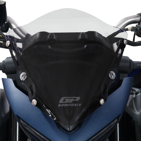 GP Kompozit Yamaha MT-25 2020-2026 Uyumlu Spor Cam Füme