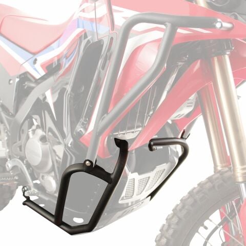 GP Kompozit Honda CRF250 Rally 2023-2025 Uyumlu Motor Koruma Demiri Siyah