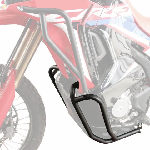 GP Kompozit Honda CRF250 Rally 2023-2025 Uyumlu Motor Koruma Demiri Siyah