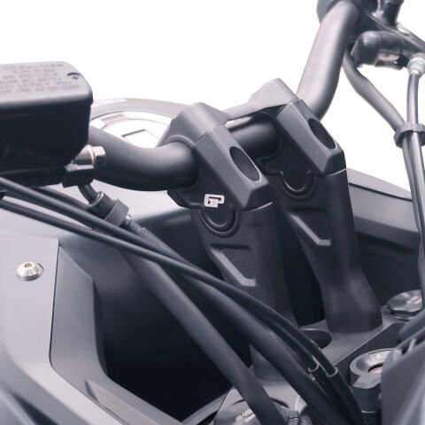 GP Kompozit Honda NX 500 2025-2026 Uyumlu Gidon Yükseltme Siyah