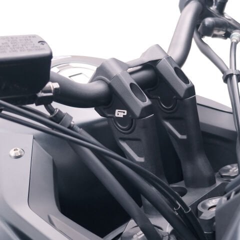 GP Kompozit Honda NX 500 2025-2026 Uyumlu Gidon Yükseltme Siyah