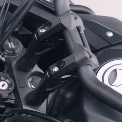 GP Kompozit Honda NX 500 2025-2026 Uyumlu Gidon Yükseltme Siyah