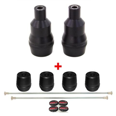 GP Kompozit Yamaha R25 2019-2024 Uyumlu 6 lı Takoz Seti Siyah