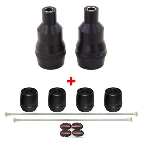 GP Kompozit Yamaha R25 2019-2024 Uyumlu 6 lı Takoz Seti Siyah