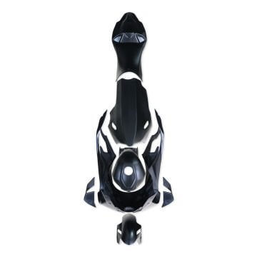 GP Kompozit BMW S 1000 RR 2019-2024 Uyumlu Kanatlı Yarış Grenajı Siyah