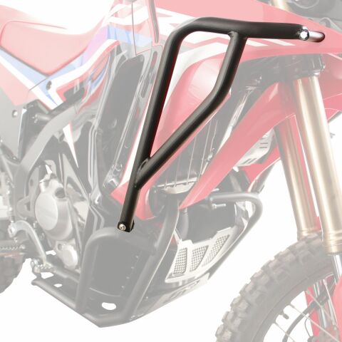 GP Kompozit Honda CRF250 Rally 2023-2025 Uyumlu Motor Koruma Demiri Üst Kısım Siyah