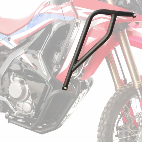 GP Kompozit Honda CRF250 Rally 2023-2025 Uyumlu Motor Koruma Demiri Üst Kısım Siyah