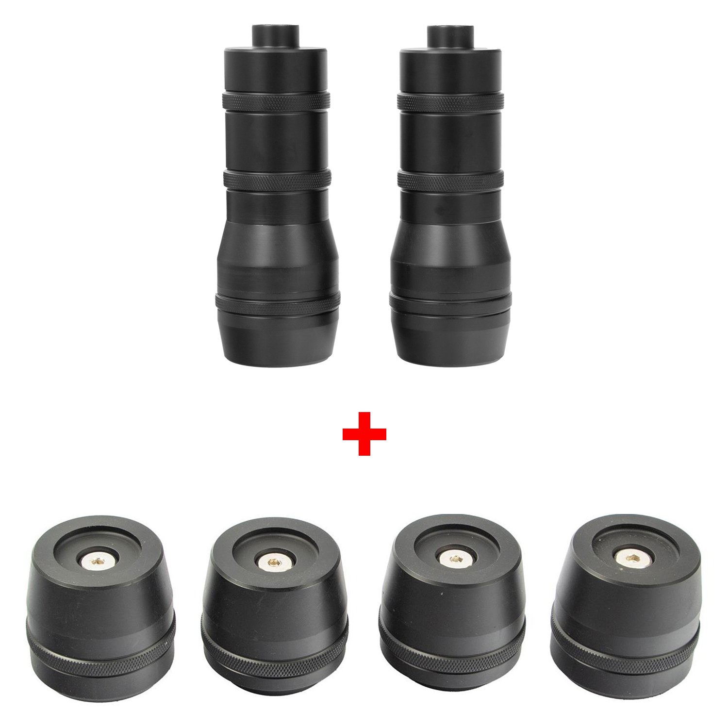 GP Kompozit Yamaha MT-25 2015-2026 Uyumlu 6 lı Takoz Seti Siyah