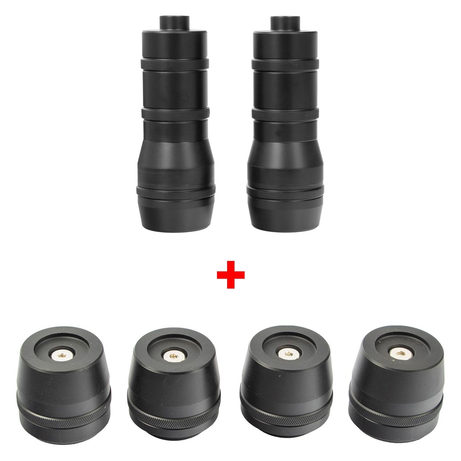 GP Kompozit Yamaha MT-25 2015-2026 Uyumlu 6 lı Takoz Seti Siyah