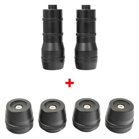 GP Kompozit Yamaha MT-25 2015-2025 Uyumlu 6 lı Takoz Seti Siyah